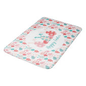 Happy Easter Decorated Eggs Bunny Ears Badmat (Gekanteld)