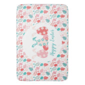 Happy Easter Decorated Eggs Bunny Ears Badmat (Voorkant Verticaal)