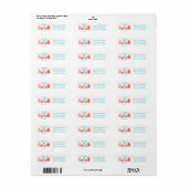 Happy Easter Decorated Eggs Bunny Ears Etiket (Full Sheet)