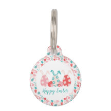 Happy Easter Decorated Eggs Bunny Ears