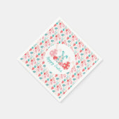 Happy Easter Decorated Eggs Bunny Ears Servet (Hoek)