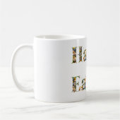 Happy Easter Decoratieve tekst Baby Chicks Koffiemok (Links)