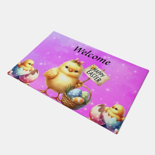 Happy Easter Deurmat (Schuin)