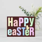 Happy Easter Dinner Uitnodiging (Staand voorkant)