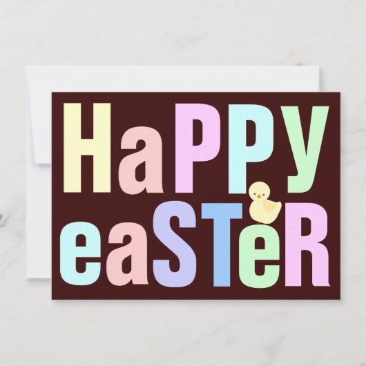 Happy Easter Dinner Uitnodiging (Voorkant)