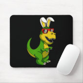 Happy Easter Dinosaur Bunny Ears Easter Boys Kinde Muismat (Met muis)
