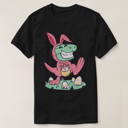 Happy Easter Dinosaur Tre Gift For Kids and Women  T-shirt (Design voorkant)