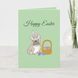 Happy Easter, dog Kaart