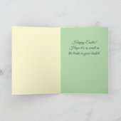 Happy Easter, dog Kaart (Binnen)