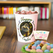 Happy Easter Ducking and Lamb Papieren Bekers