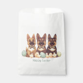 Happy Easter Duitse herdershonden Bedankzakje (Voorkant)