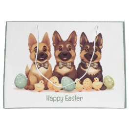 Happy Easter Duitse herdershonden Groot Cadeauzakje