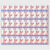 Happy Easter Ears-omslagpapier Cadeaupapier (Vlak)
