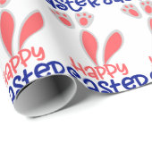 Happy Easter Ears-omslagpapier Cadeaupapier (Rol Hoek)