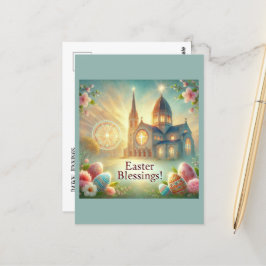 Happy Easter: een dag van liefde en lachen Briefkaart