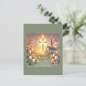 Happy Easter: een dag van liefde en lachen Briefkaart (Staand voorkant)