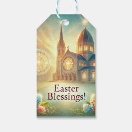 Happy Easter: een dag van liefde en lachen Cadeaulabel