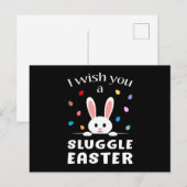 Happy Easter Egg Animal Bunny Easter Funny Gift Briefkaart (Voorkant / Achterkant)