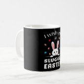 Happy Easter Egg Animal Bunny Easter Funny Gift Koffiemok (Voorkant links)