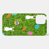 happy Easter Egg Bunny rabbit kawaii grass Case-Mate iPhone Case (Achterkant (horizontaal))