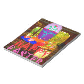 Happy Easter Egg Centerpiece voor de lente Notitieblok (Linkerzijde)