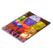 Happy Easter Egg Centerpiece voor de lente Notitieboek (Linkerzijde)