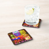 Happy Easter Egg Centerpiece voor de lente Onderzetter (Rechterzijde)