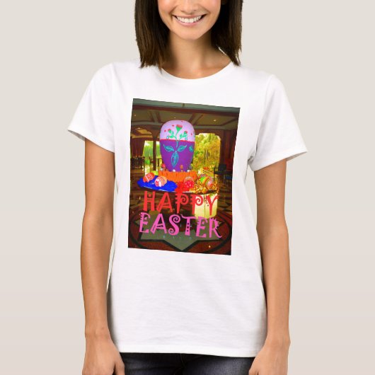 Happy Easter Egg Centerpiece voor de lente T-shirt (Voorkant)