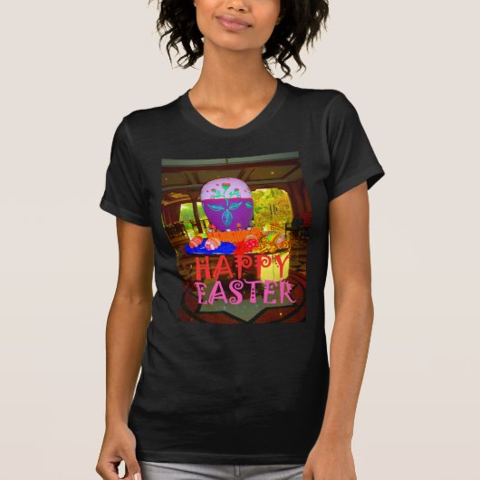 Happy Easter Egg Centerpiece voor de lente T-shirt (Voorkant)
