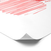 Happy Easter Egg Doodle Sign Poster (Hoek)