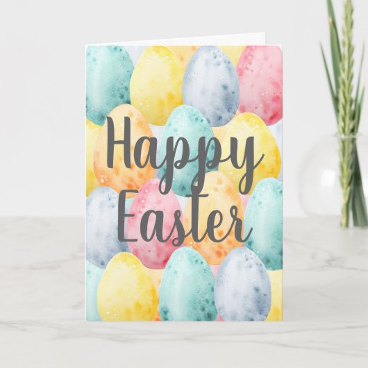 Happy Easter Egg Feestdagen Kaart (Voorkant)