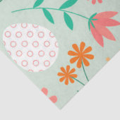 Happy Easter Egg Floral Tissuepapier (Detail)