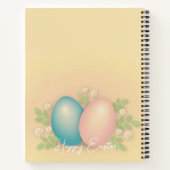 Happy Easter Egg & Flowers Notitieboek (Achterkant)