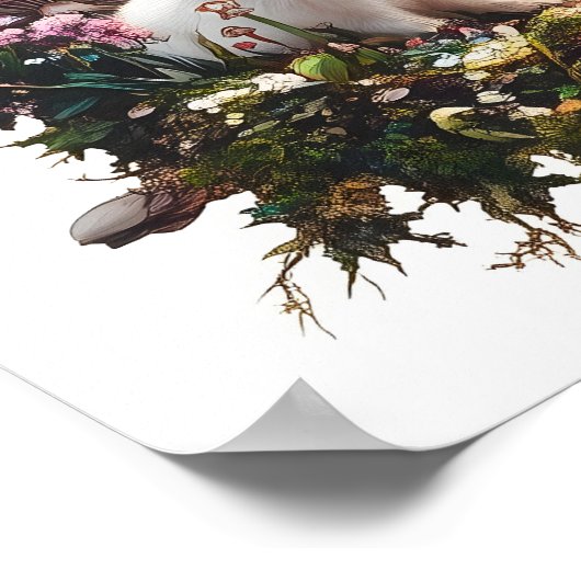 Happy Easter Egg Forest Poster (Hoek)