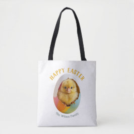 Happy Easter Egg Hatching Chick Schattige geperson Tote Bag