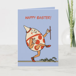 Happy Easter Egg Humpty Dumpty op maat Feestdagen Kaart