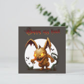 Happy easter egg hunbie Holiday Kaart (Staand voorkant)