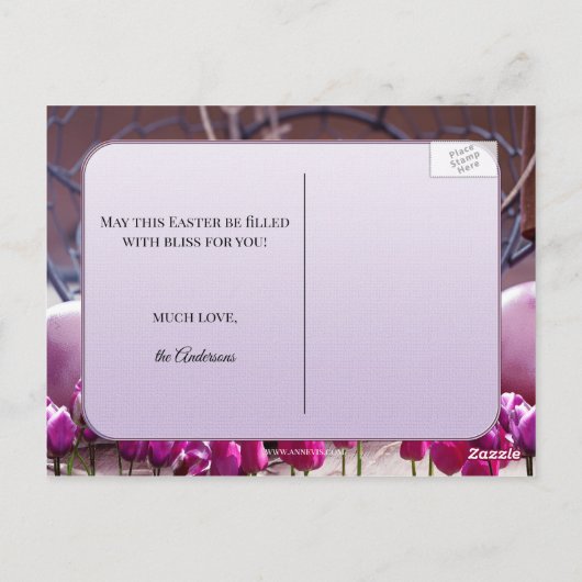 Happy Easter Egg Hunt Briefkaart (Achterkant)