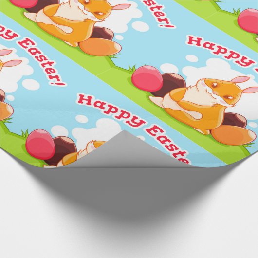 Happy Easter Egg Hunt Cadeaupapier (Hoek)