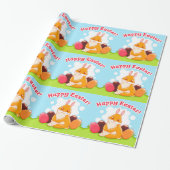 Happy Easter Egg Hunt Cadeaupapier (Uitgerold)