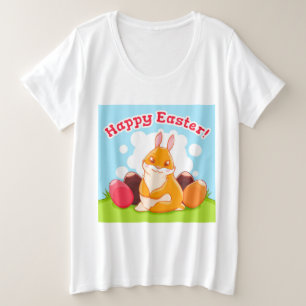 Happy Easter Egg Hunt Grote Maat T-shirt