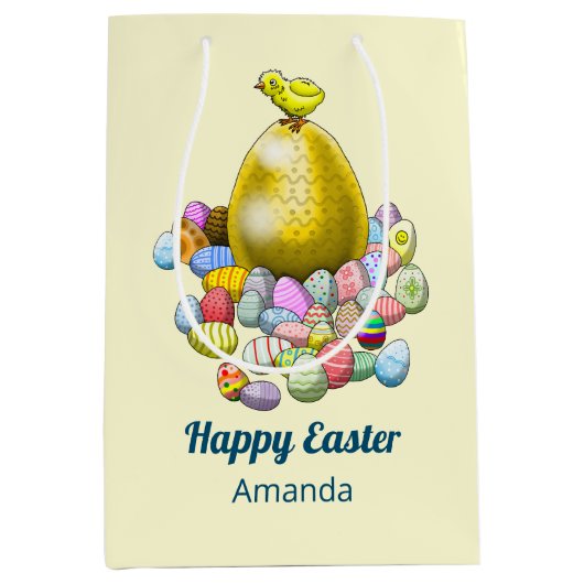 Happy Easter Egg Hunt Medium Cadeauzakje (Voorkant)