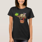 Happy Easter Egg Hunt With Sloth T-shirt (Voorkant)