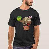 Happy Easter Egg Hunt With Sloth T-shirt (Voorkant)