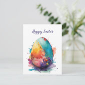 Happy Easter Egg Kaart Design Wenskaart (Staand voorkant)