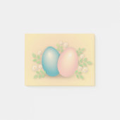 Happy Easter Egg pastel bloorale vakantie Post-it® Notes (Voorkant)