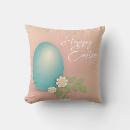 Happy Easter Egg pastel floral Kussen