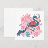 happy Easter Egg pauock retro Kaart (Voorkant / Achterkant)