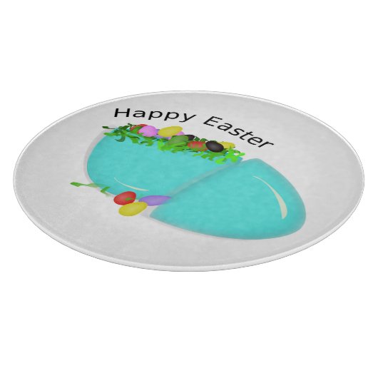 "HAPPY EASTER" EGG SNIJPLANK (Hoek)