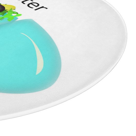 "HAPPY EASTER" EGG SNIJPLANK (Hoek)